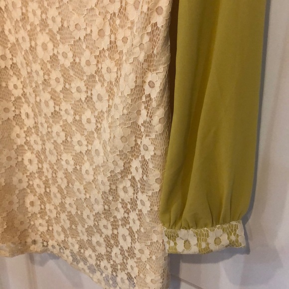 Retro style lace sheath Mini dress. Size L Junior - Picture 3 of 9